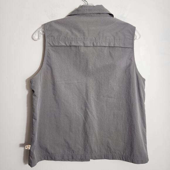 Vintage Cherokee Travel Gear safari button front cargo pocket vest womans size M - Picture 3 of 11